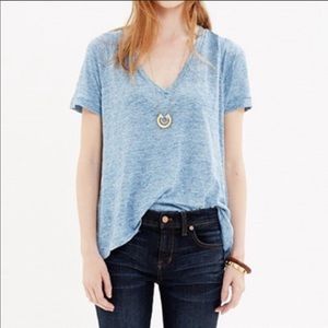 Linen Madewell Tee Size Medium